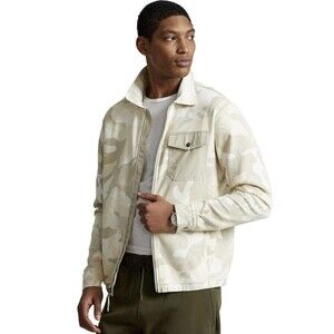 Polo Ralph Lauren Men’s Pony Jacket  Shacket Tan Light Camo, Size Medium